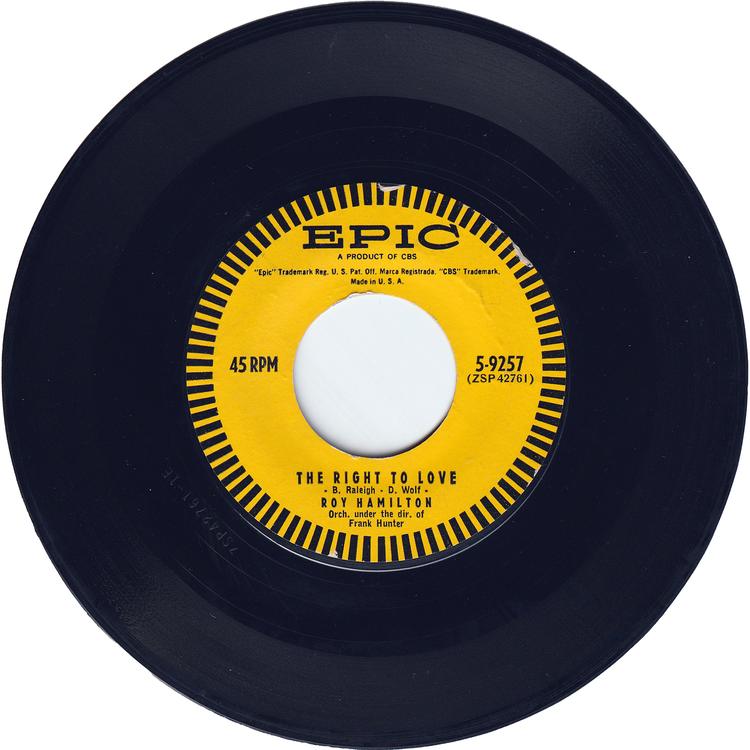 Roy Hamilton - Don't Let Go / The Right To Love