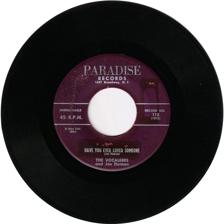 The Vocaleers - I Need Your Love So Bad / Have You Ever Loved Someone