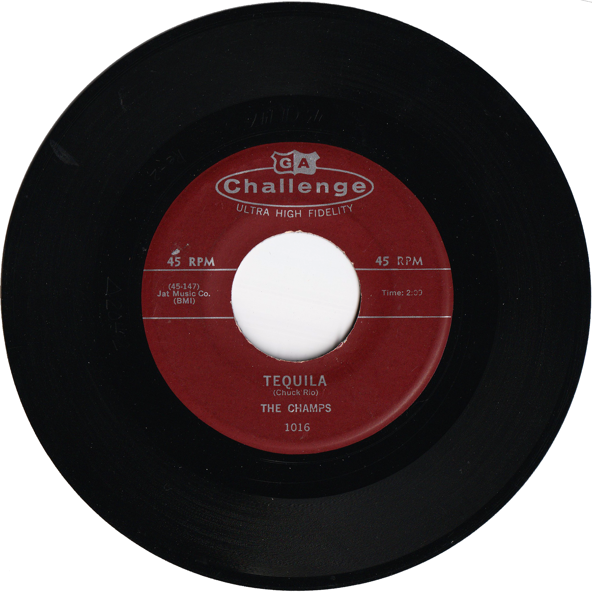 The Champs - Tequila / Train To Nowhere [Vinyl press