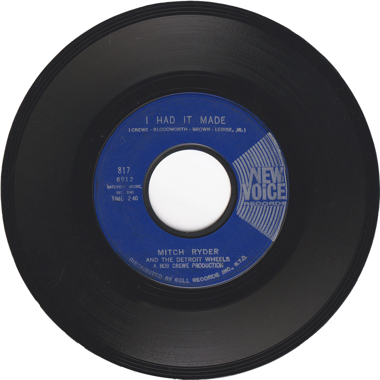 Mitch Ryder & The Detroit Wheels - Devil With A Blue Dress On & Good Golly Miss Molly / I Had It Made