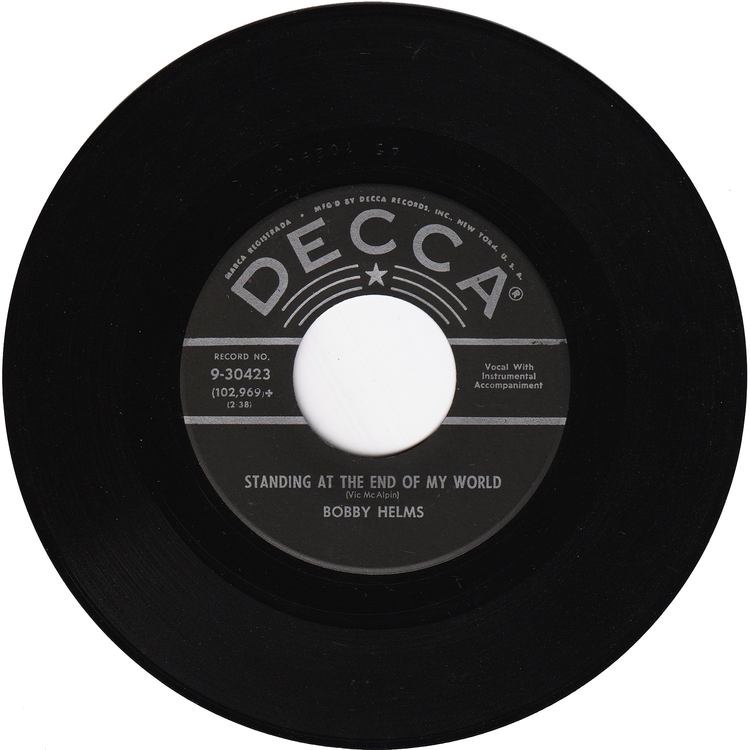 Bobby Helms - My Special Angel / Standing At The End Of My World (2nd.press)