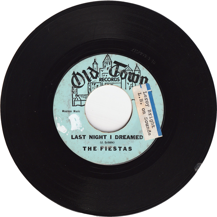 The Fiestas - So Fine / Last Night I Dreamed (ZTSP COLUMBIA pressing)