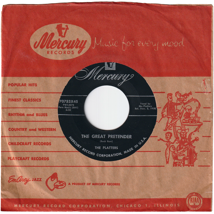 The Platters - The Great Pretender / I'm Just A Dancing Partner