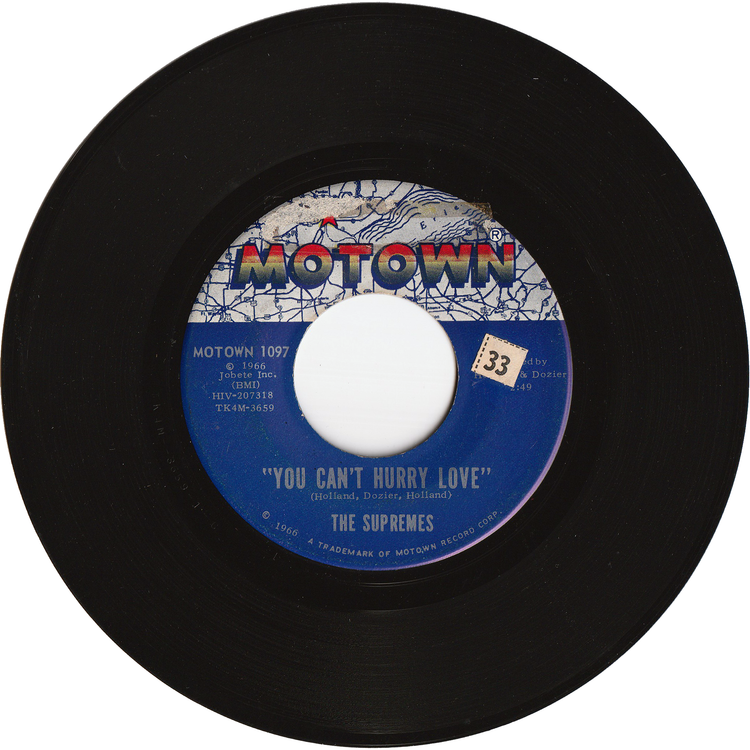 The Supremes - You Can't Hurry Love / Put Yourself In My Place