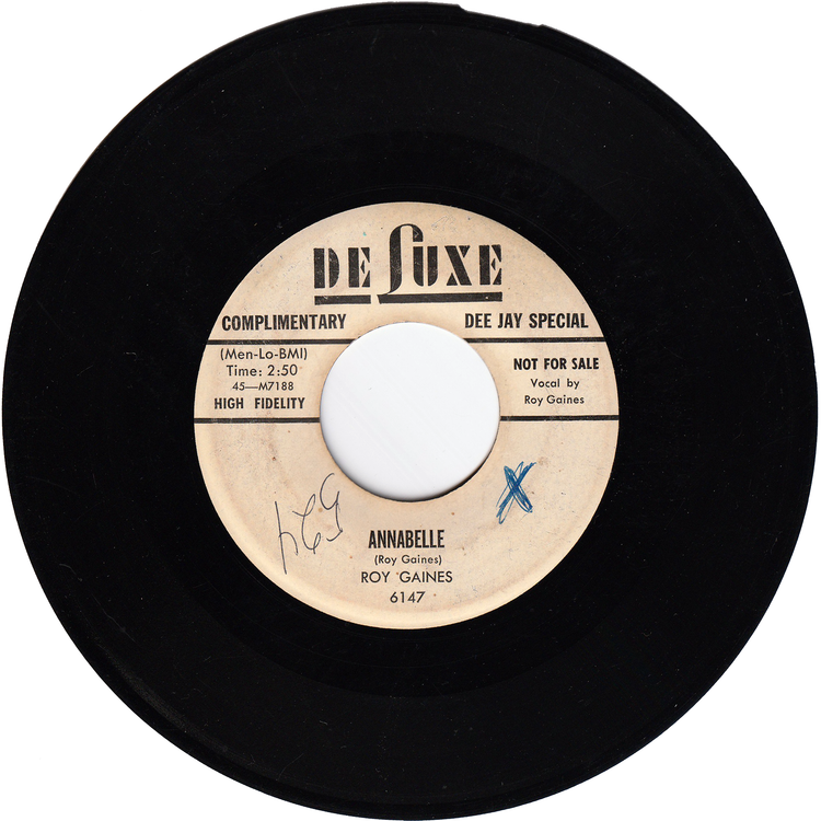 Roy Gaines - Annabelle / Night Beat (Promo)