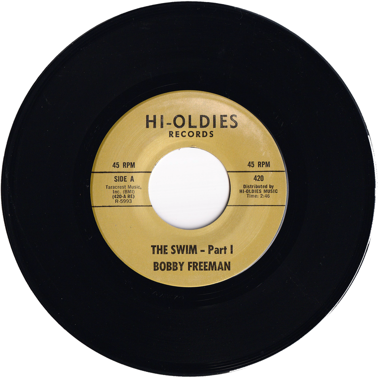 Bobby Freeman - The Swim Part 1 / The Swim Part 2 (Re-Issue)