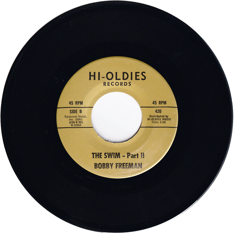 Bobby Freeman - The Swim Part 1 / The Swim Part 2 (Re-Issue)