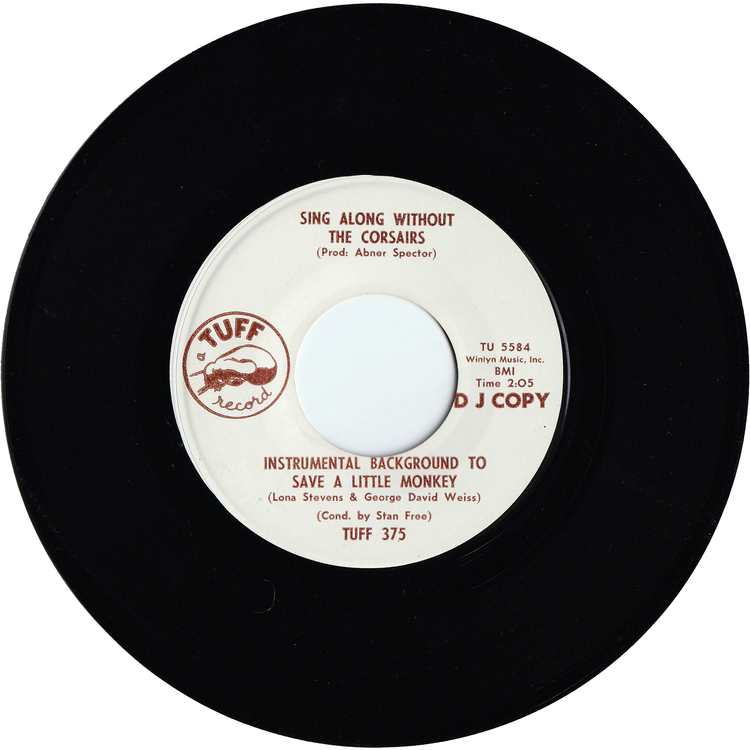 The Corsairs - Save A Little Monkey / Instrumental Version (Promo)