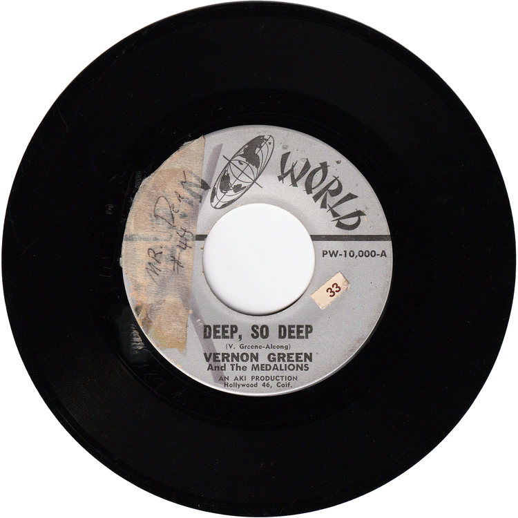 Vernon Green & The Medallions - Shimmy Shimmy Shake / Deep, So Deep