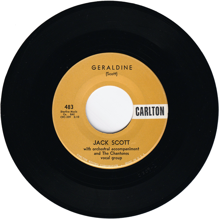 Jack Scott - Geraldine / With Your Love