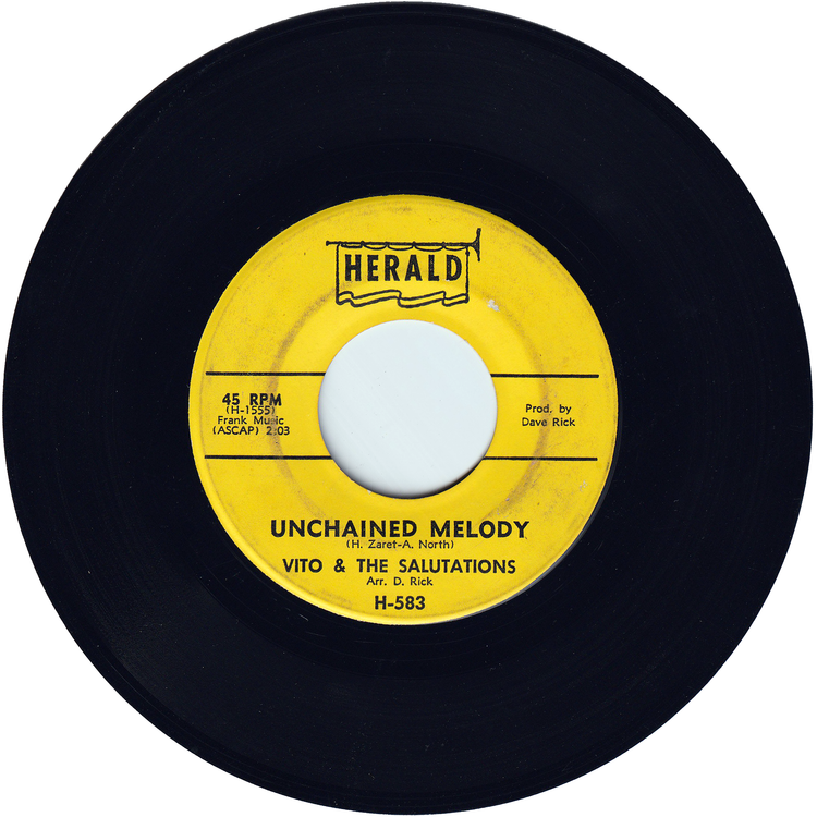 Vito & The Salutations - Unchained Melody / Hey, Hey, Baby