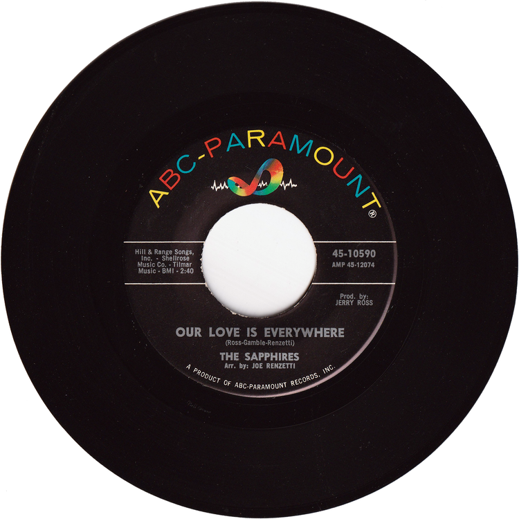 The Sapphires - Thank You For Loving Me / Our Love Is Everywhere