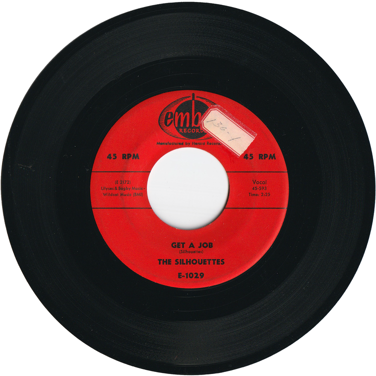 The Silhouettes - Get A Job / I Am Lonely