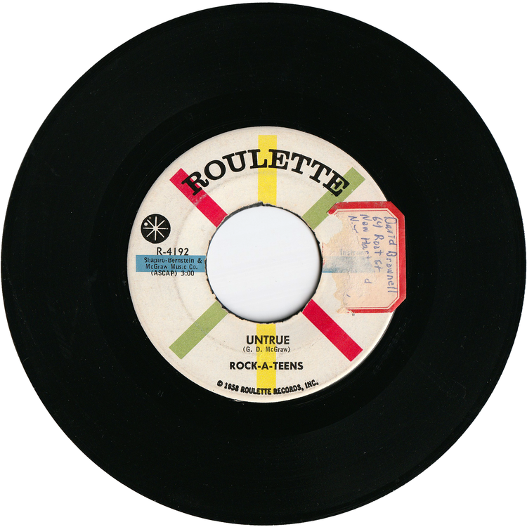 Rock-A-Teens - Woo-Hoo / Untrue