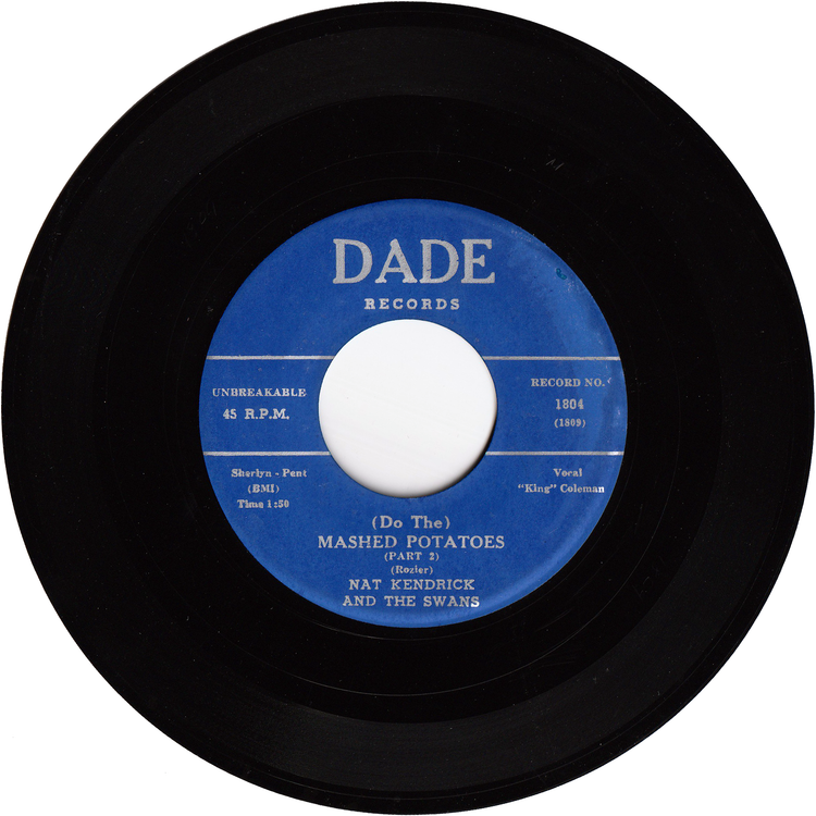 Nat Kendrick & The Swans - (Do The) Mashed Potatoes Part 1 / (Do The) Mashed Potatoes Part 2