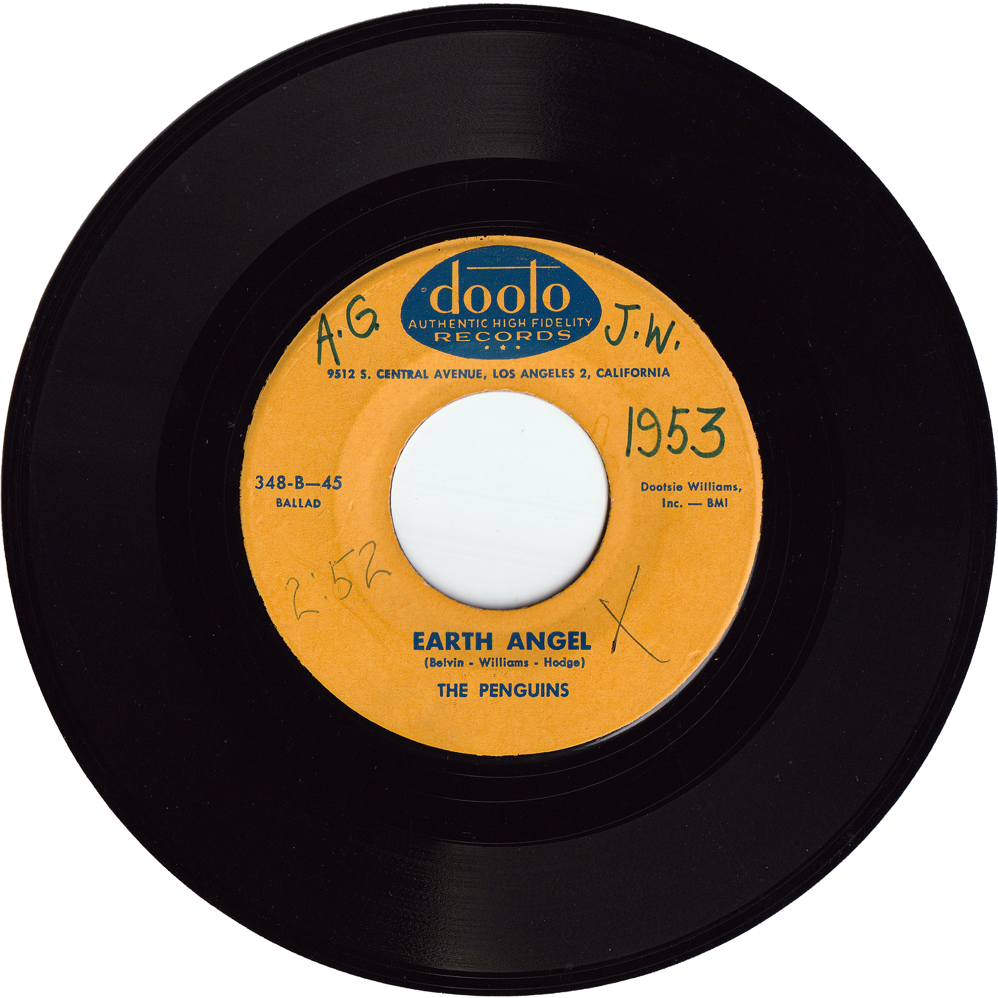 The Penguins - Earth Angel / Hey Senorita – NIGHT BEAT RECORDS