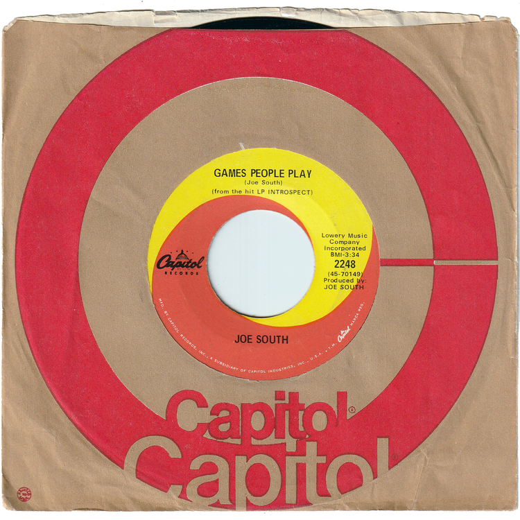 Joe South - Games People Play / Mirror Of Your Mind