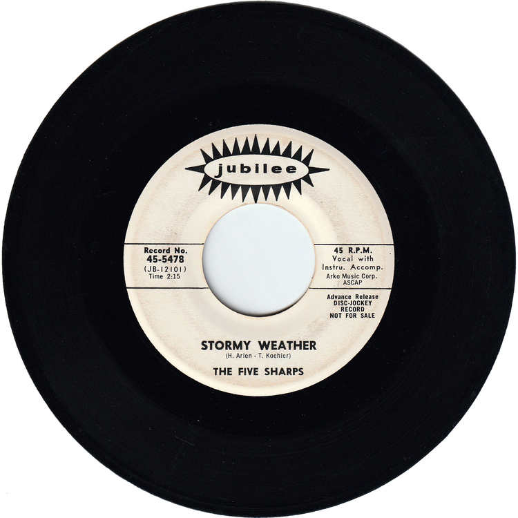 The Five Sharps - Mammy Jammy / Stormy Weather (Promo)