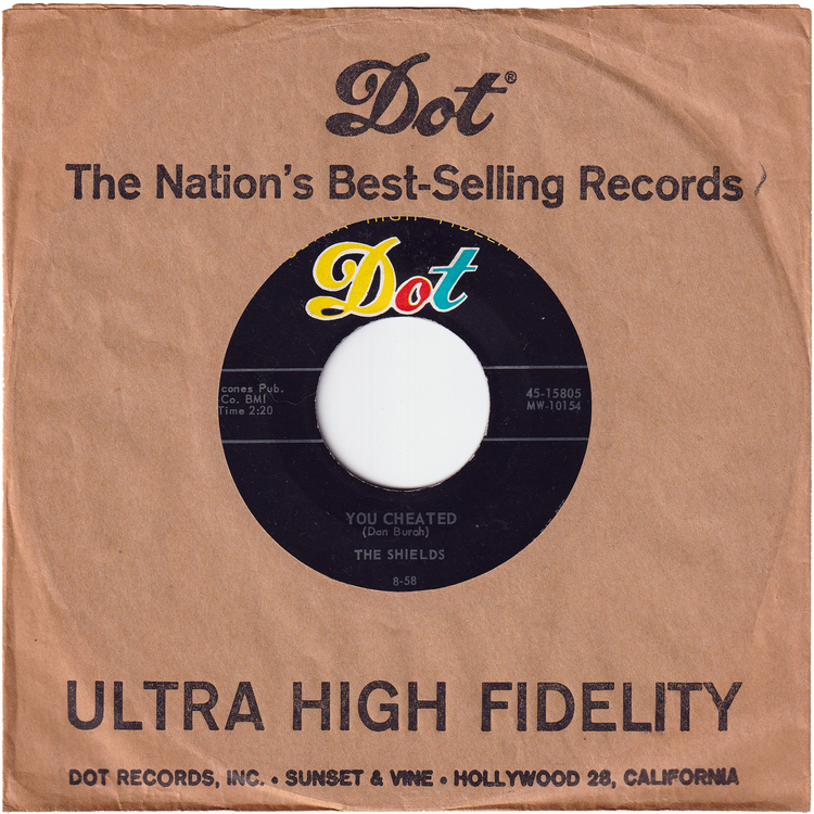 The Shields - You Cheated / That's The Way It's Gonna Be