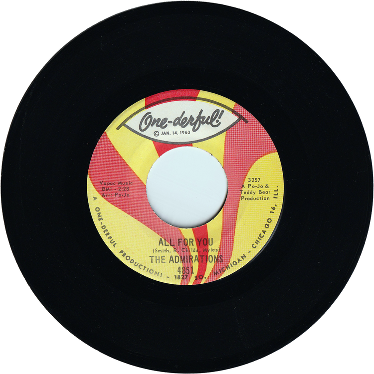 The Admirations - Don't Leave Me / All For You