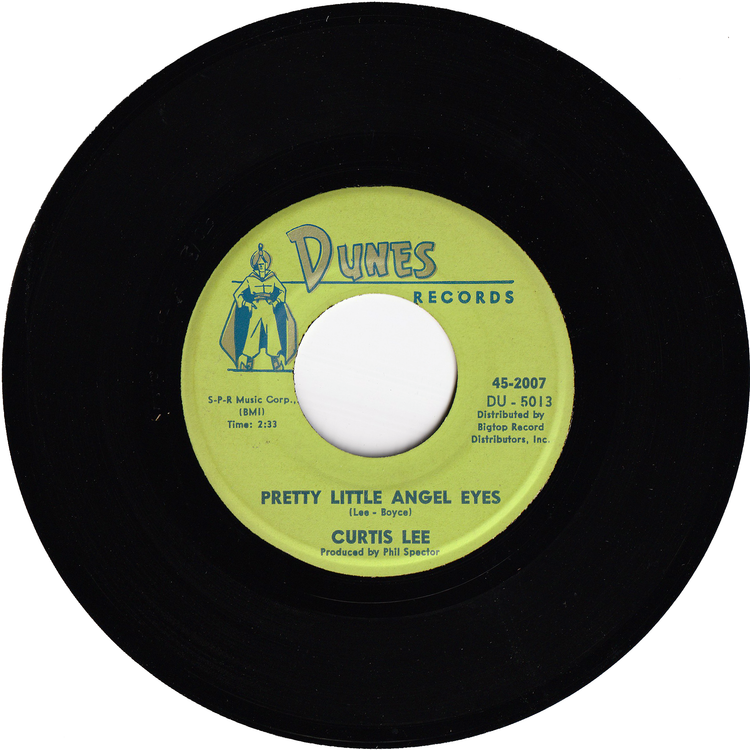 Curtis Lee - Pretty Little Angel Eyes / Gee How I Wish You Were Here