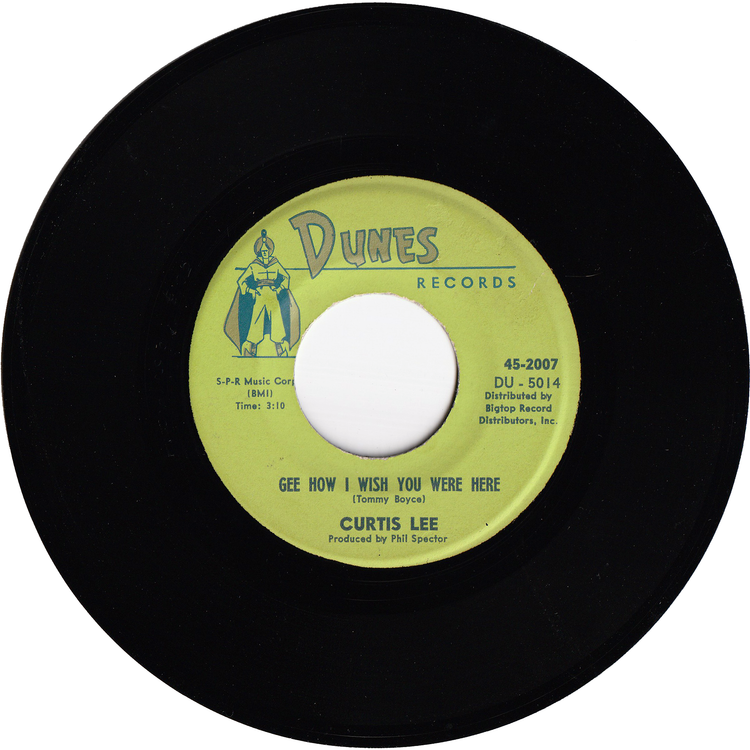 Curtis Lee - Pretty Little Angel Eyes / Gee How I Wish You Were Here