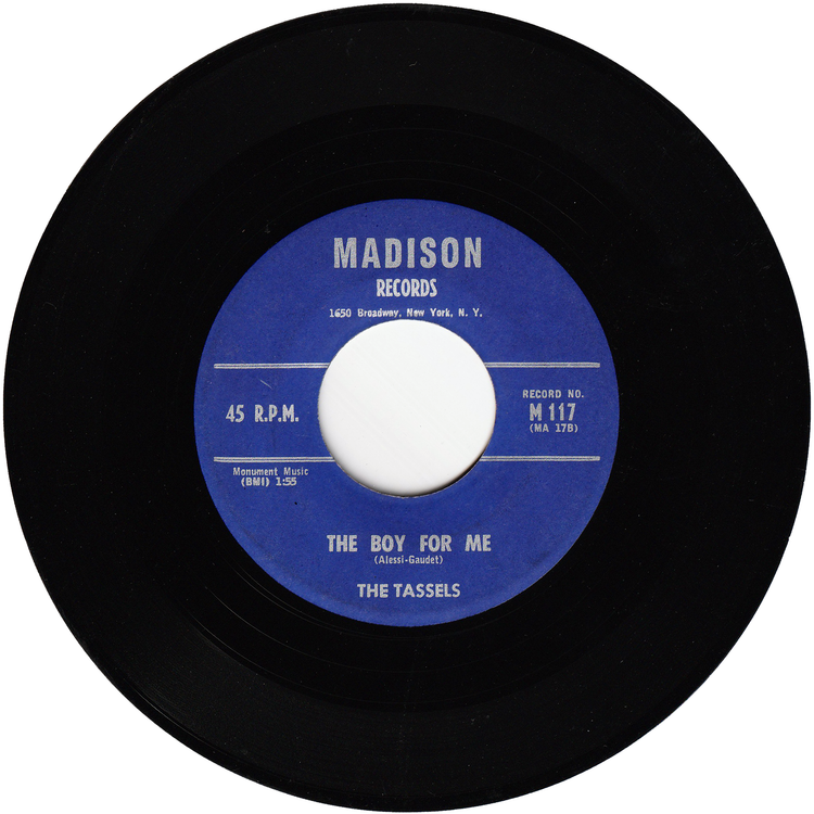 The Tassels - The Boy For Me / To A Soldier Boy