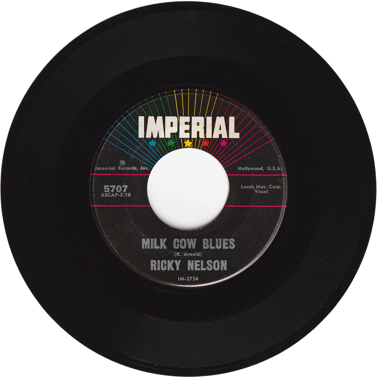 Ricky Nelson - Milk Cow Blues / You Are The Only One