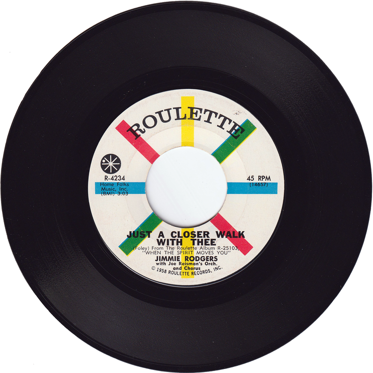 Jimmie Rodgers - Joshua Fit The Battle O' Jericho / Just A Closer Walk With Thee