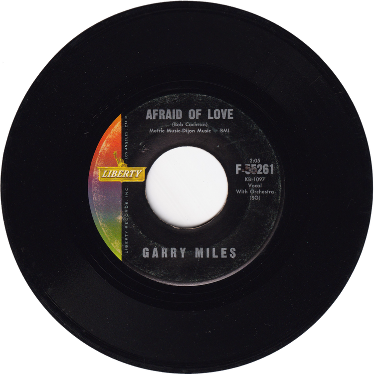 Garry Miles (Buzz Cason) - Look For A Star / Afraid Of Love