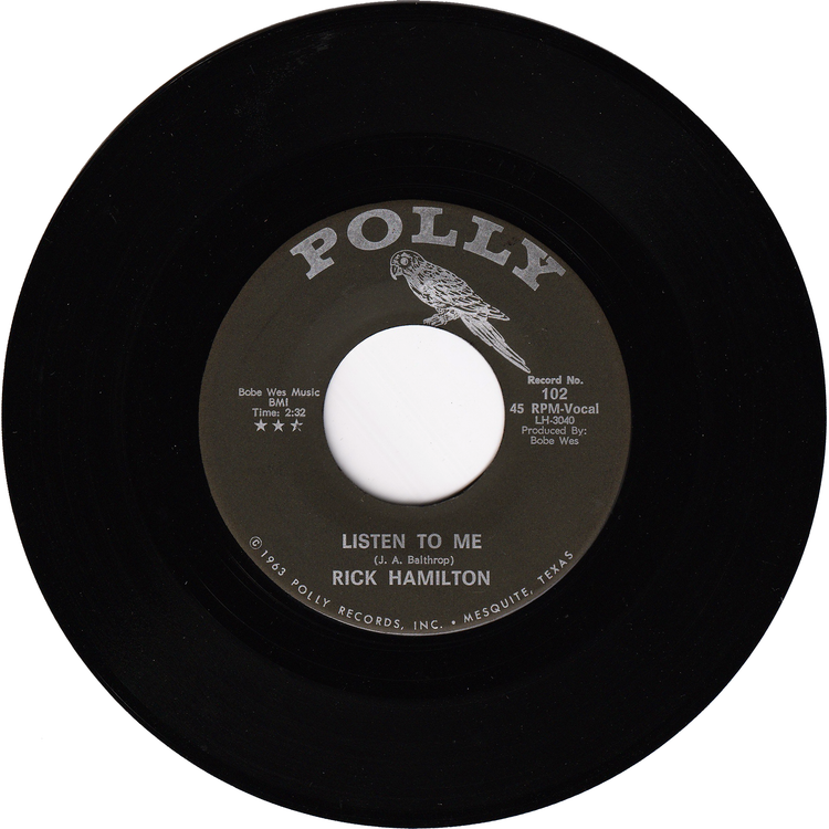 Rick Hamilton - Who's That Gal / Listen To Me