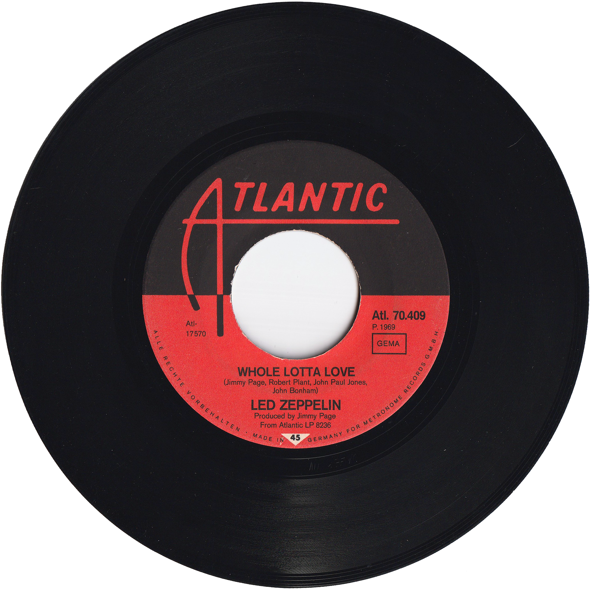 Led Zeppelin - Whole Lotta Love / Living Loving Maid [Germany