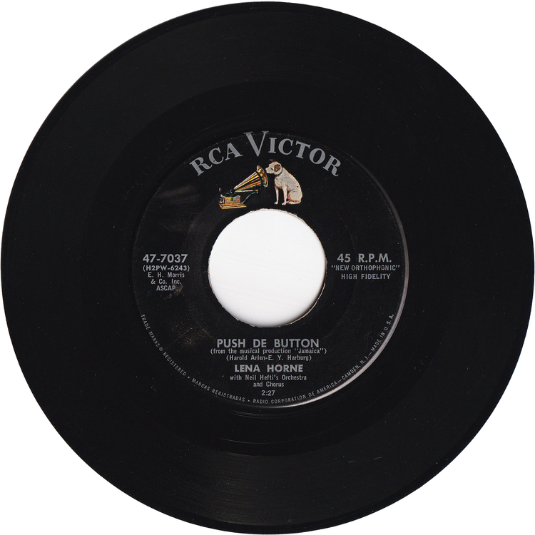Lena Horne - Push De Bottun / Cocoanut Sweet