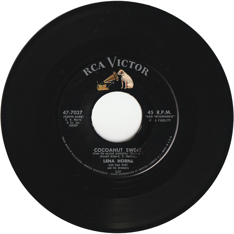 Lena Horne - Push De Bottun / Cocoanut Sweet