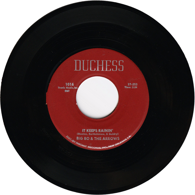 Big Bo & The Arrows - Cantina / It Keeps Rainin'