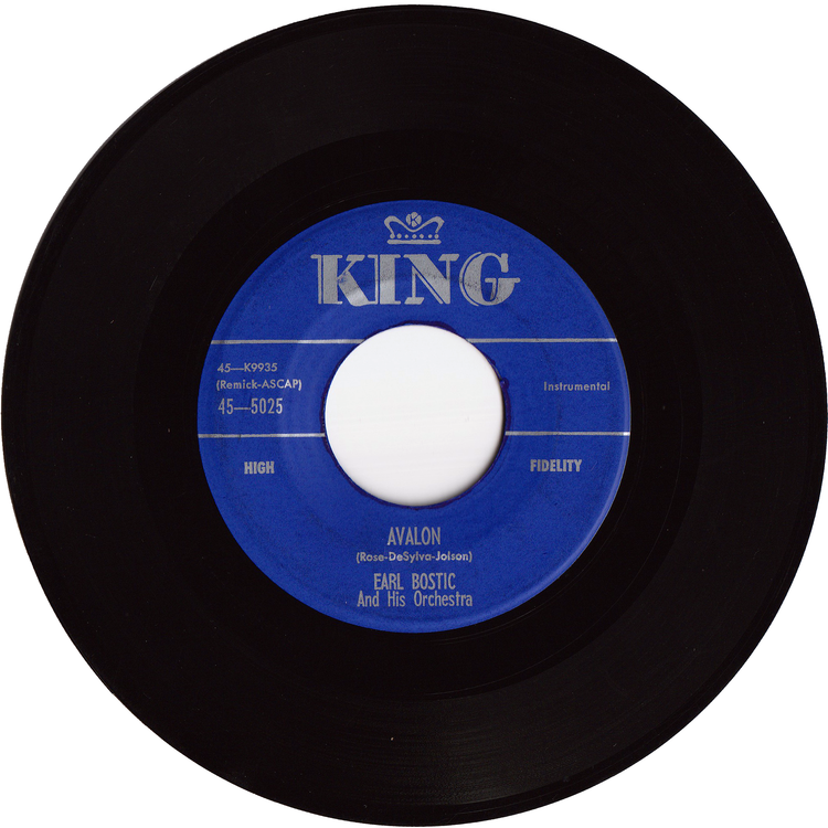 Earl Bostic - Avalon / Too Fine For Crying
