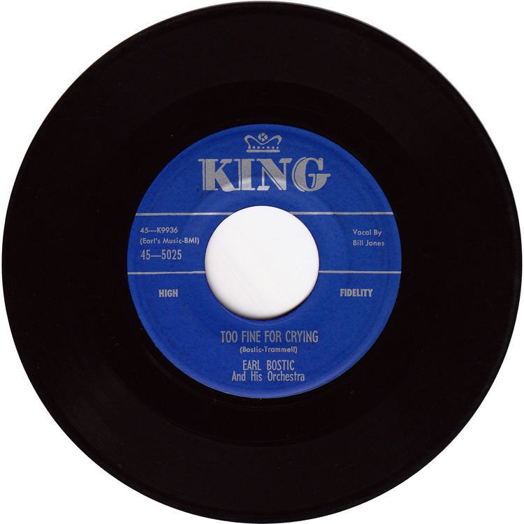 Earl Bostic - Avalon / Too Fine For Crying