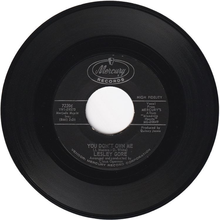 Lesley Gore - You Don't Own Me / Run Bobby, Run