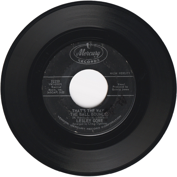 Lesley Gore - That's The Way Boys Are / That's The Way The Ball Bounces