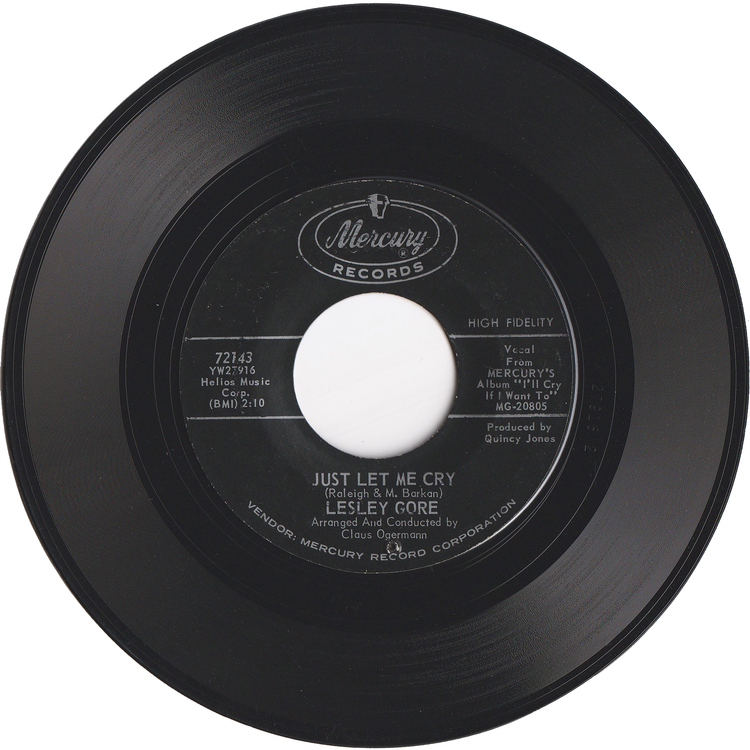 Lesley Gore - Judy's Turn To Cry / Just Let Me Cry