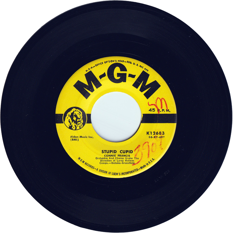 Connie Francis - Stupid Cupid / Carolina Moon