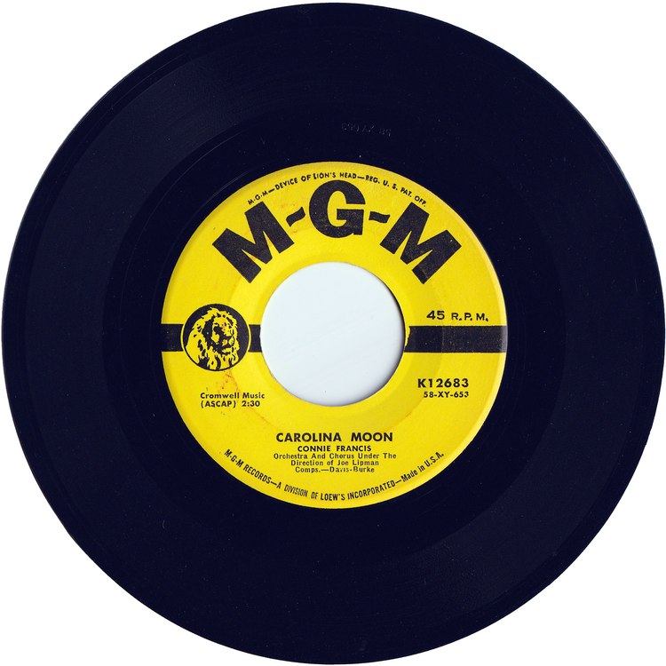 Connie Francis - Stupid Cupid / Carolina Moon