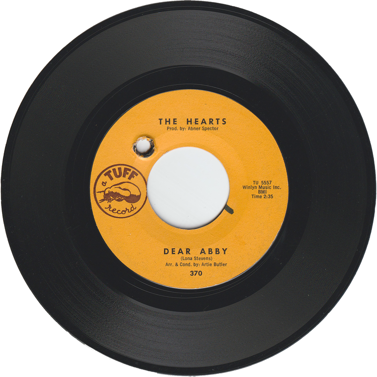 The Hearts - Dear Abby / Instrumental Background To Dear Abby