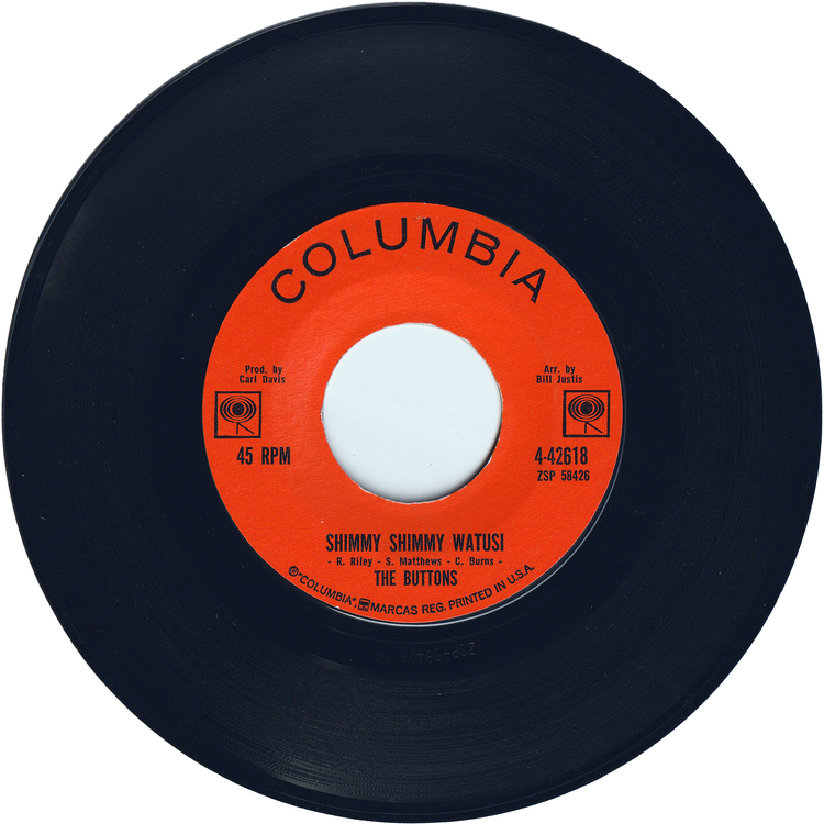 The Buttons - Shimmy Shimmy Watusi / Pretty Li'l Lovelights