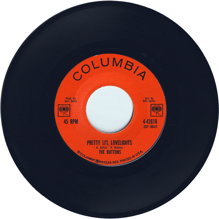 The Buttons - Shimmy Shimmy Watusi / Pretty Li'l Lovelights