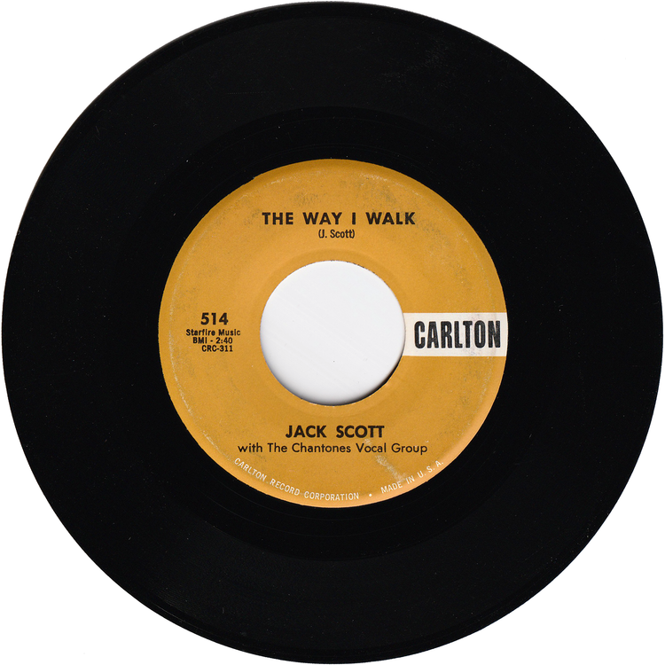 Jack Scott - The Way I Walk / Midgie