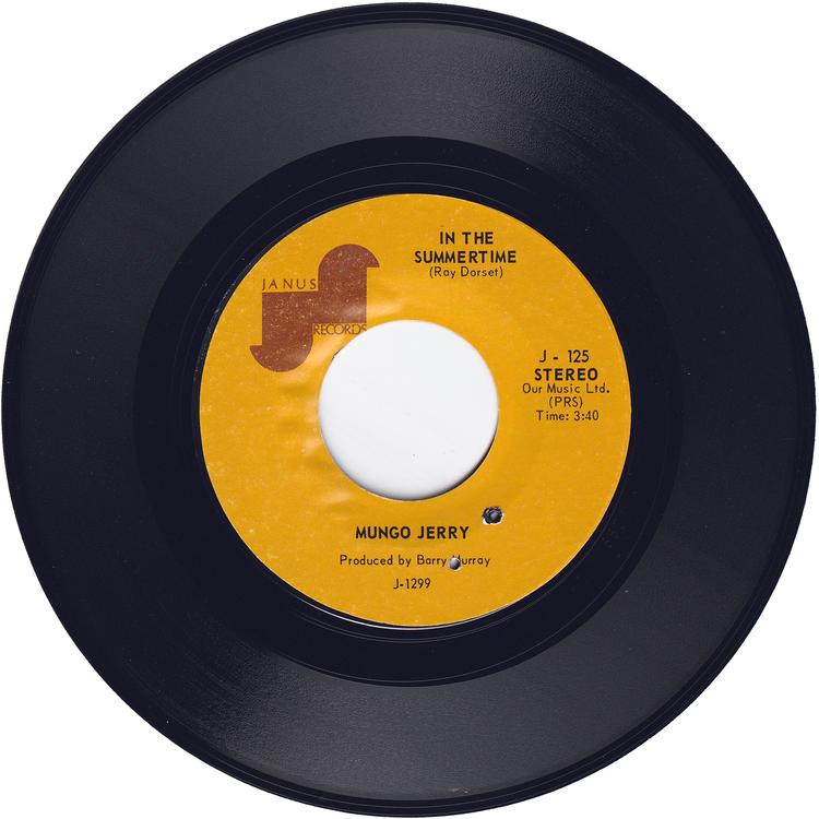 Mungo Jerry - In The Summertime / Mighty Man