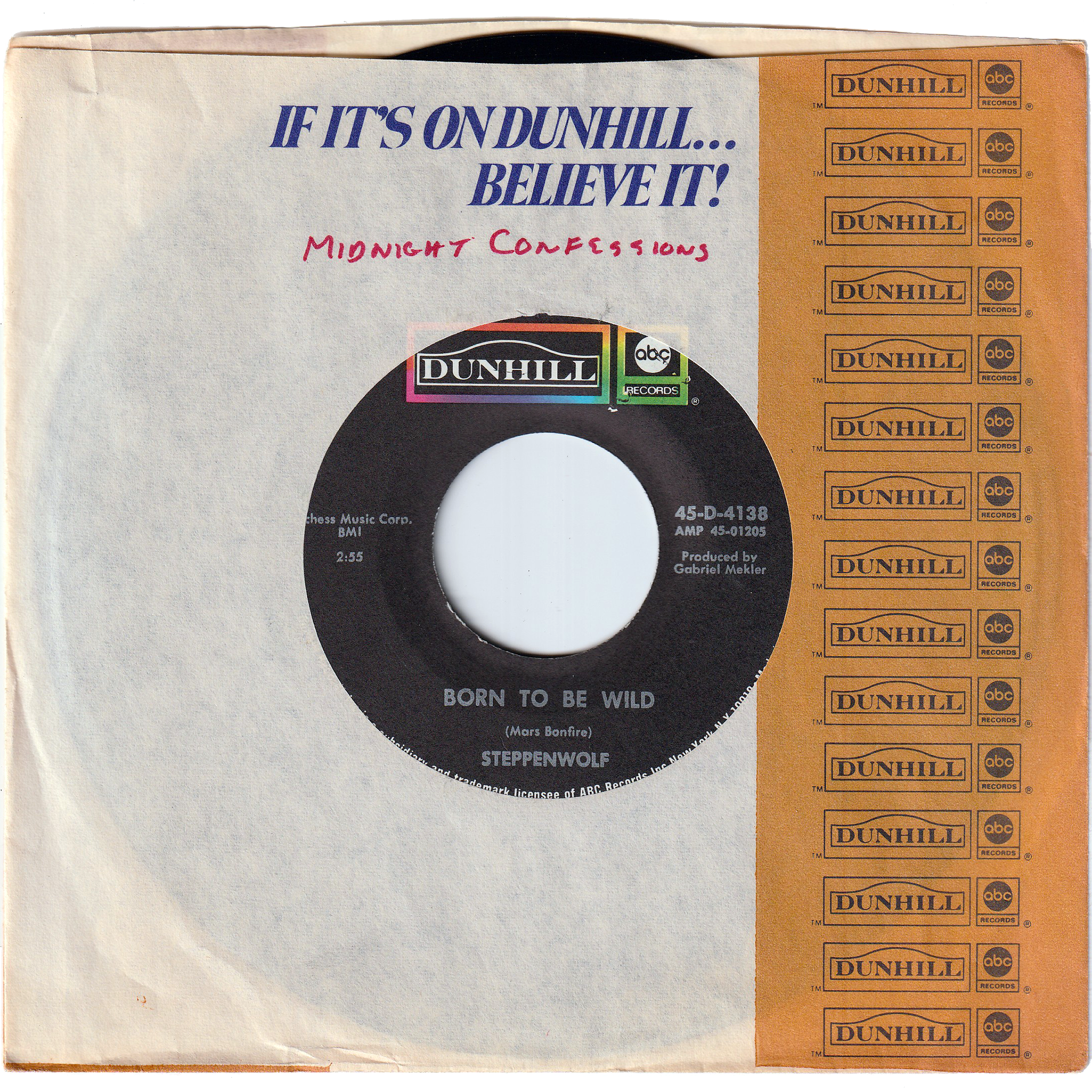 Steppenwolf - Born To Be Wild / Everybody's Next One – NIGHT BEAT