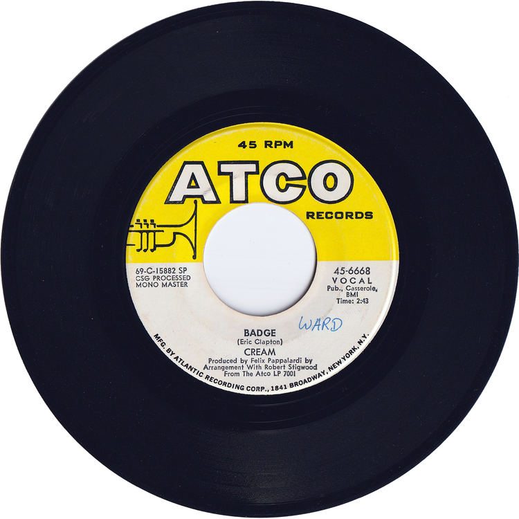 Cream - Badge / What A Bringdown
