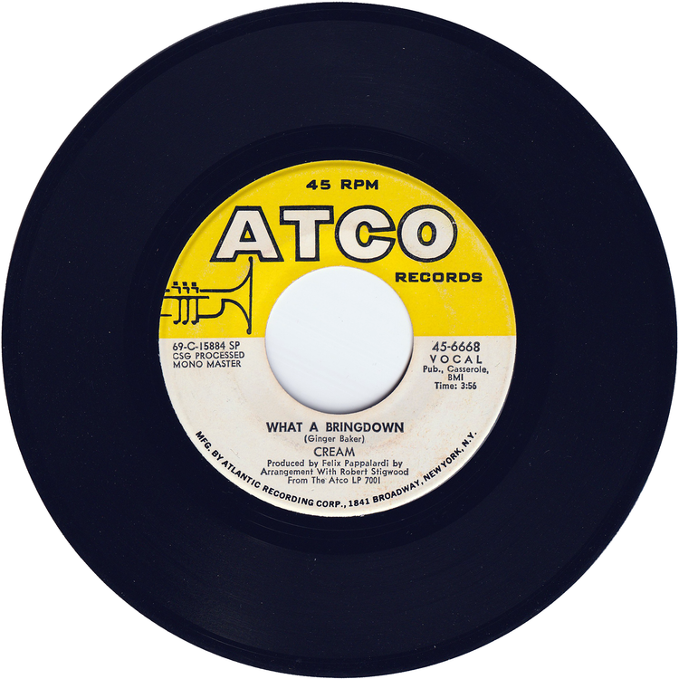 Cream - Badge / What A Bringdown